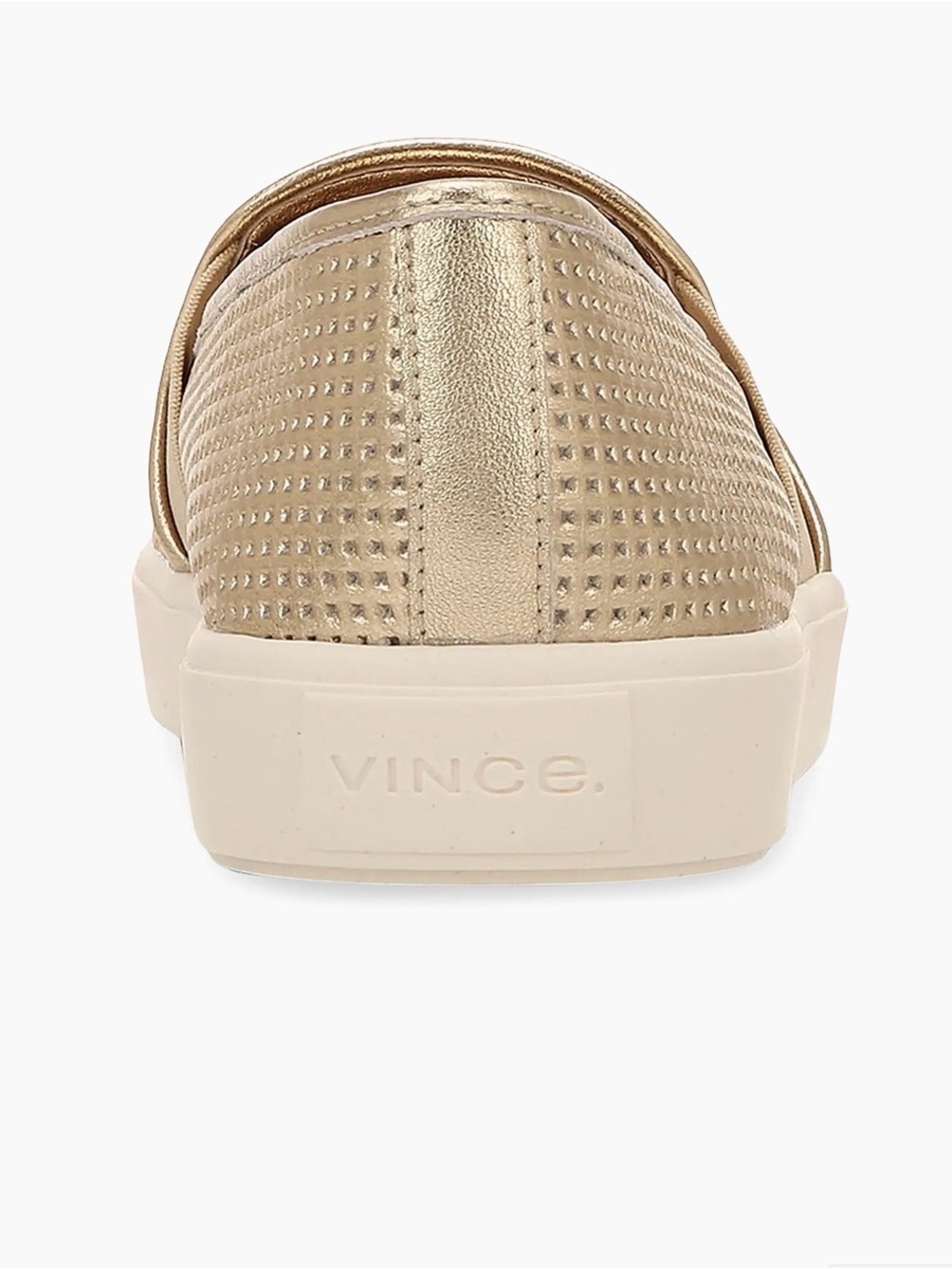 Vince Metallic Champagne Slip-On Sneaker - NWT - Picture 2 of 8